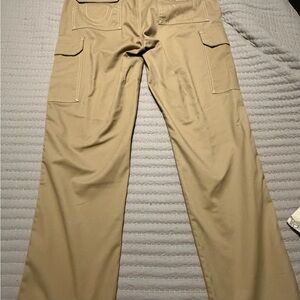 True Religion Men's Khaki Cargo Pants